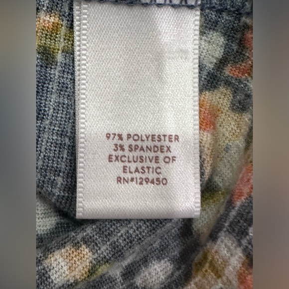 Lauren Conrad Scattered Flower Bell Sleeve Blouse - Size XL - Picture 5 of 7